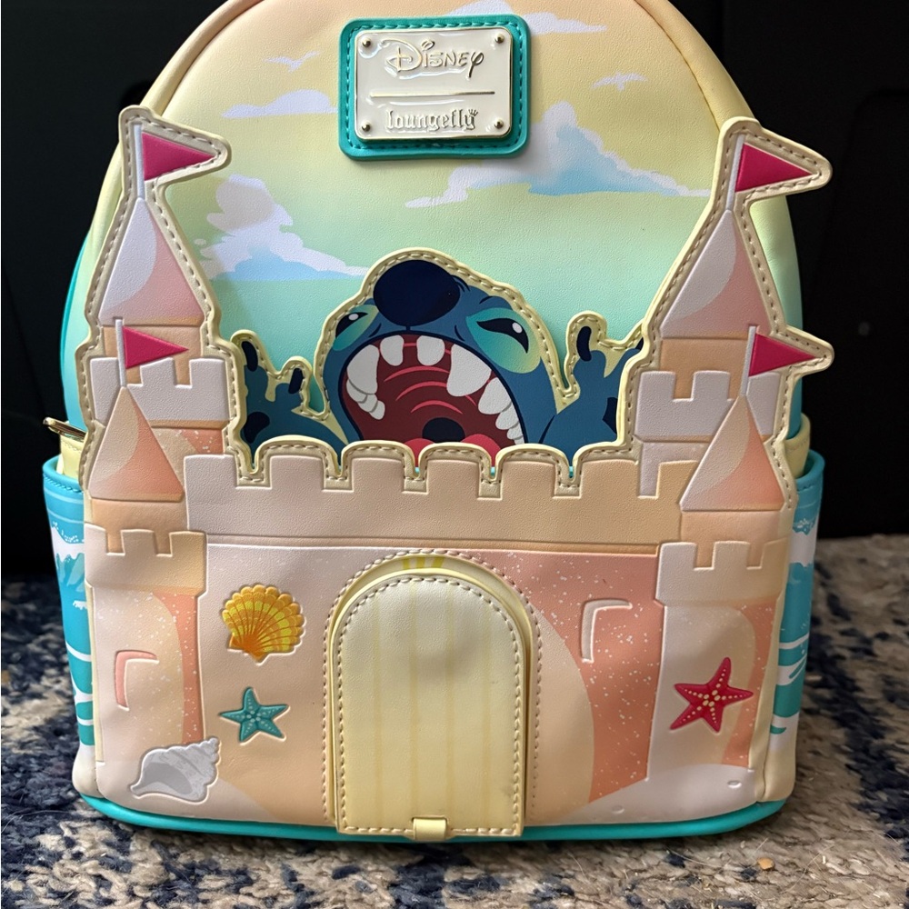 Loungefly Disney Stitch Castle Backpack - Multicolor